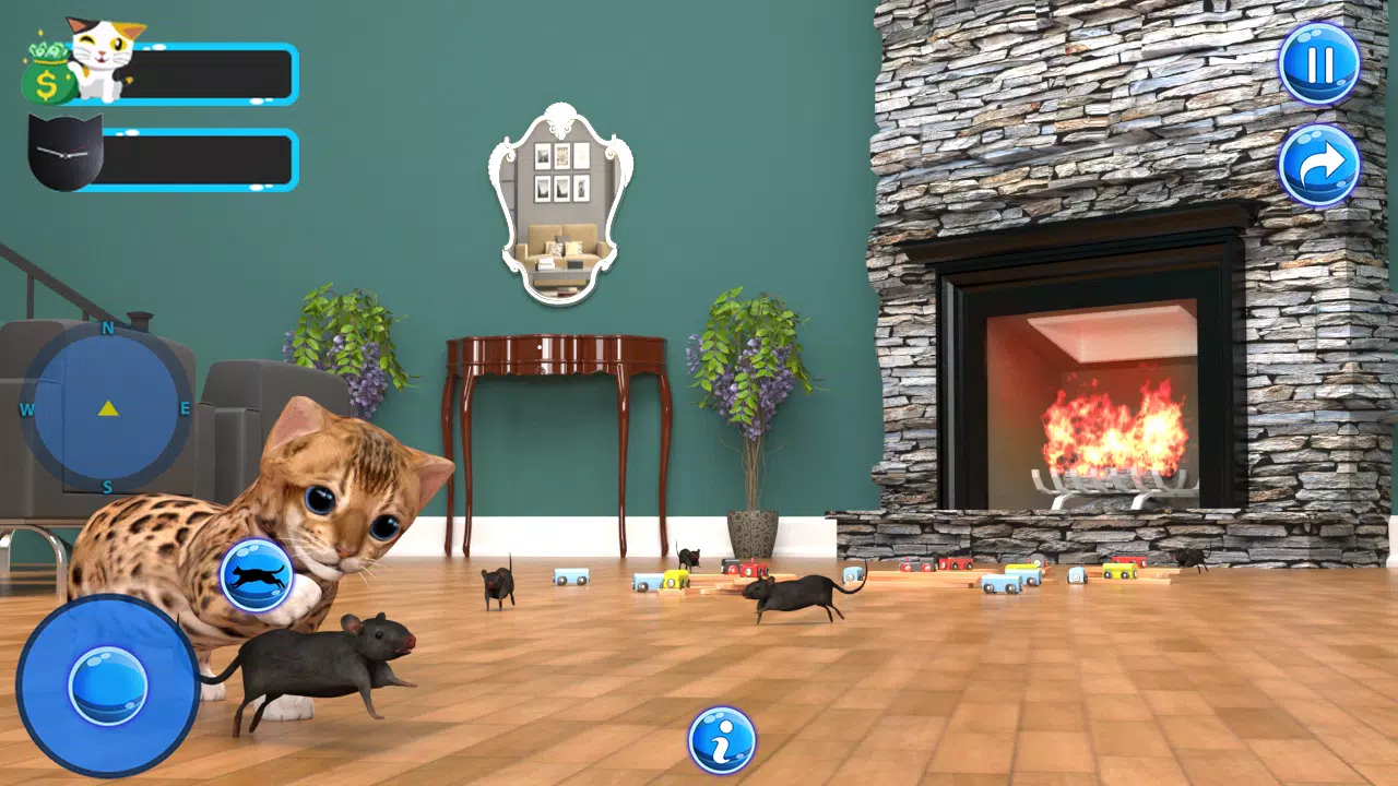 simulador de gato gatinho fofo versão móvel andróide iOS apk