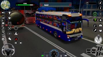 Modern Heavy Bus Coach 3D poster
