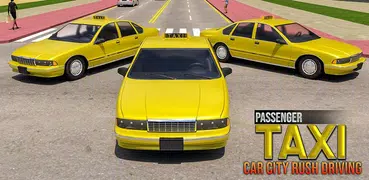旅客 タクシー 車 シティ ラッシュ 運転する