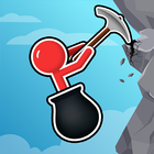 Hammer Climb Stick man Game ikona