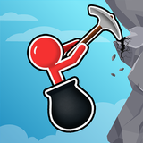 Hammer Climb Stick man Game иконка
