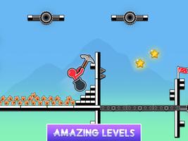 Hammer Climb Stick man Game الملصق