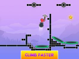 Hammer Climb Stick man Game تصوير الشاشة 1