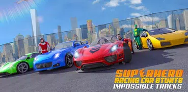 Superheld GT Rennen Auto Stunt