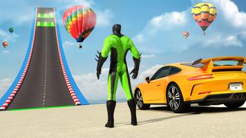 超級英雄 GT 競速 汽車 特技： 汽車 遊戲類 截圖 1