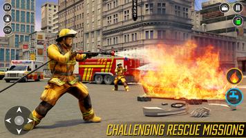 Firefighter Games: Fire Truck capture d'écran 2