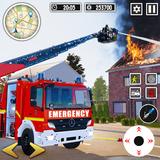 gra strażak-wóz strażacki