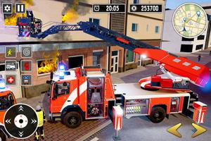 消防员-消防车游戏 截图 1