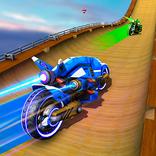 Flying Bike 3d Stunt games
