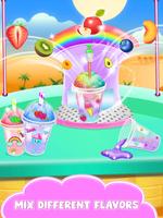 Unicorn Frozen Slush Ice Dessert Maker Affiche