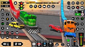 Railroad Train Simulator Games captura de pantalla 2