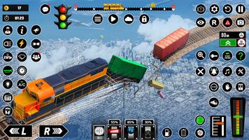 Railroad Train Simulator Games captura de pantalla 3