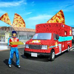 furgone Pizza Consegna Ragazzo: Cibo Giochi