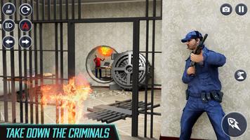 Police Car Sim Criminal Games capture d'écran 2