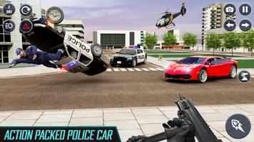 Police Car Sim Criminal Games capture d'écran 3