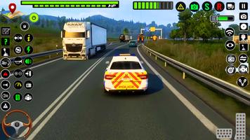 Real Police Car Cop Games 3D Affiche