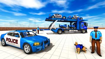 Police Car Transport 3D capture d'écran 1