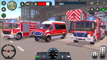 Ambulance Game: City Rescue 3D plakat
