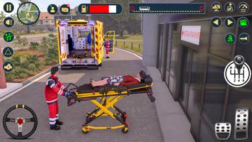 Ambulance Game: City Rescue 3D imagem de tela 1
