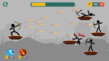 Stickman Archer: Guerra Arcos Poster