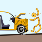 Stickman Car Destruction Games icono