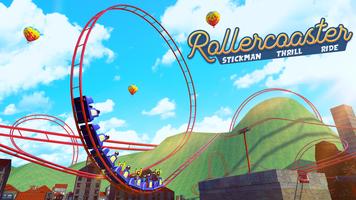 Stickman Roller Coaster Emoção Passeio imagem de tela 1