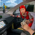 Superhero Taxi Simulator: Car Racing Stunts Games