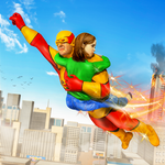 Flying Rope Hero Flash game icon