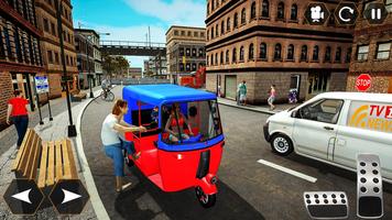 Tuk Tuk Autorickshaw: Taxi City Stunts Driver 2020 screenshot 3
