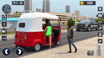Rickshaw Driver Tuk Tuk Game Affiche