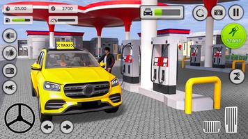 Taxi Car Driving Simulator captura de pantalla 2