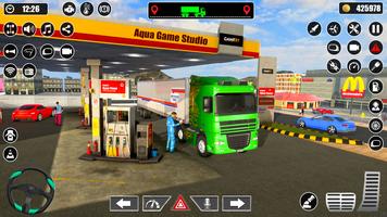 现代卡车模拟器游戏 3D 海报
