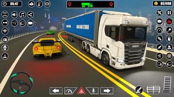 Modern Truck Simulator Game 3D captura de pantalla 2