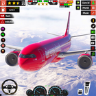 súper vuelo piloto simulador icono