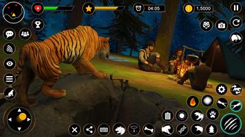 Animal Tiger Simulator Games Cartaz