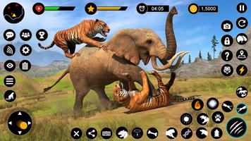 Offline Tiger Simulator Games تصوير الشاشة 1