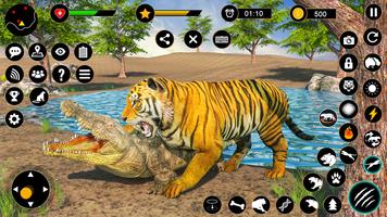 เสือจำลอง - เกมสัตว์ : เกมเสือ ภาพหน้าจอ 2