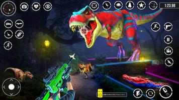 Real Dino Hunting 3D shooting Affiche