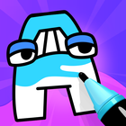 Alphabet Painter Puzzle icono