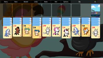 Cute Animals Solitaire captura de pantalla 1