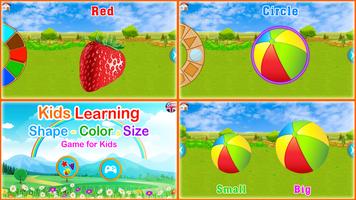 Baby Games: Shape Color & Size Affiche