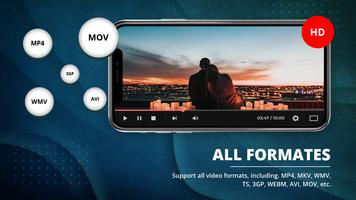 SAX Video Player - Full Screen All Format Player ảnh chụp màn hình 1