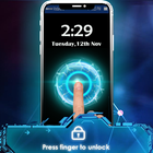 Fingerprint Scanner Lock Screen Simulator आइकन