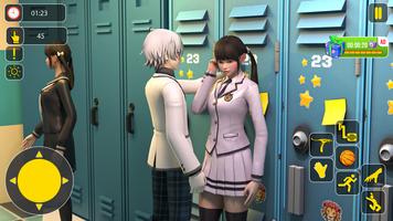 Simulador de Vida Escolar Teen captura de pantalla 1
