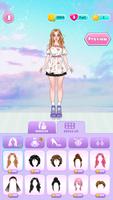 Chibi Doll Dress Up Anime Game Affiche