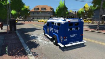 Polizeiauto Parkplatz 3D-Spiel Screenshot 1