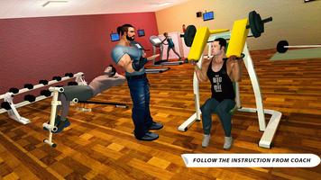 Virtuel Gym En forme Faire des exercices Affiche