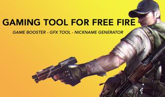 booster for free fire : gfx tool - FPS booster pro Affiche
