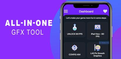 Poster GFX TOOL  90 FPS IPAD View