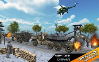 Army Truck Simulator Game : Simulation Army Games Affiche